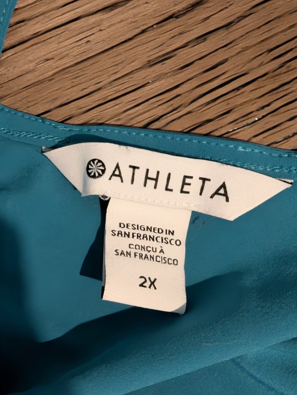 Like New! Athleta Avenue Jumpsuit, Teal - Picture 9 of 11